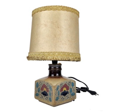 Retro / Vintage Stara stylowa ceramiczna lampa nocna lata 60 / 70 te