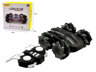 SAMOCHÓD ZDALNIE STEROWANY RC STUNT CAR 4x4 2.4GHz OBROTY 360° PILOT LED