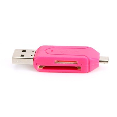 2 in 1 USB OTG Card Reader Micro USB OTG TF/SD C