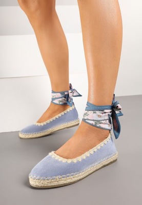 Renee Niebieskie Espadryle damskie 36 Ekozamsz
