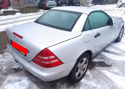 Mercedes slk r170 h 744 бампер задняя задний антенны фото №1