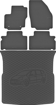 FORD S-MAX I VAN 5OS 2006-2010 KILIMĖLIAI Z MATA 