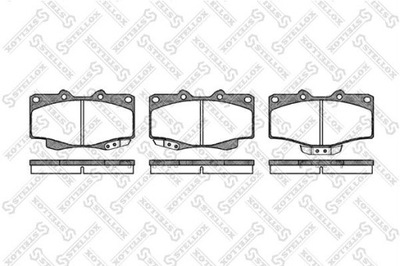 КОЛОДКИ ТОРМОЗНЫЕ TOYOTA LAND CRUISER 90 ПЕРЕД