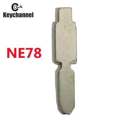 Keychannel 10pcs/lot Flip Key Blade Lishi NE78 KD Remote Blade Blank~24790