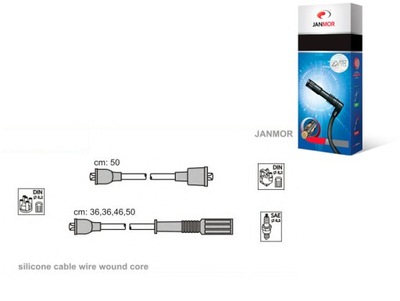ПРОВОДИ ЗАПАЛЕННЯ КОМПЛЕКТ. FIAT JANMOR