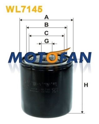 Wix filters wl7145 фільтр оливи фото №1