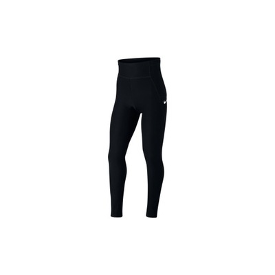 Nike czarne legginsy dopasowane logo M