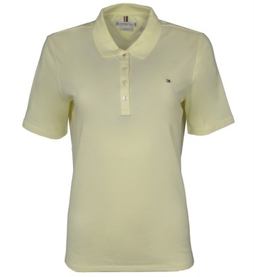 TOMMY HILFIGER polo damskie, żółte, L