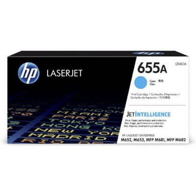 HP CF451A toner 655A LaserJet Enterprise M652 M653