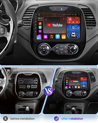 RADIO ANDROID RENAULT CAPTUR 2013-2019 SIM 8/128GB  