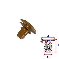 REMACHE PODSZYBIA/USZCZELKI DE PUERTA 10SZT ,MITSUBISHI  