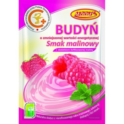 Budyń o smaku malinowym 35g