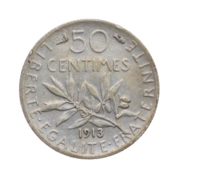 [M9094] Francja 50 centimes 1913