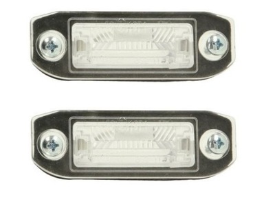 Volvo v50 s60 ліхтарі освітлення номерного знака комплект фото №1