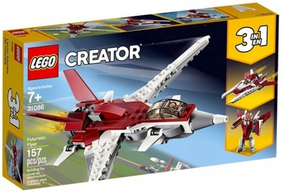 LEGO KLOCKI CREATOR 31086 FUTURYSTYCZNY SAMOLOT