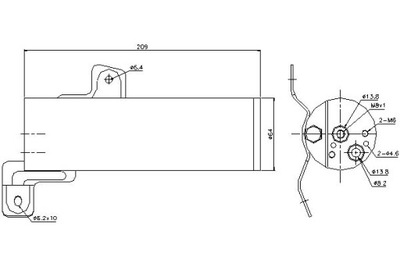 Nissens осушувач кондиціонера mercedes s c216 s фото №1