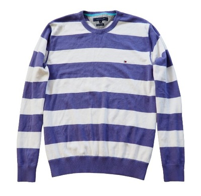 TOMMY HILFIGER_Signature Rugby Striped Sweater_XL