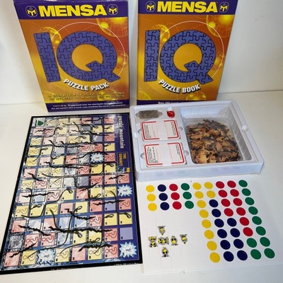 Gra angielska MENSA IQ PUZZLE PACK NOWE