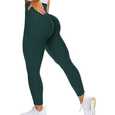 LEGGINSY Teksturowane damskie spodnie do fitnessu