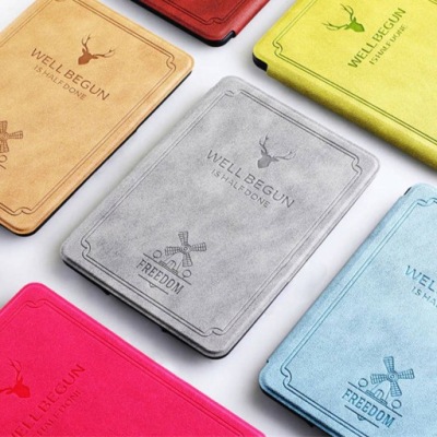 Etui futerał Smart Motto do Kindle Paperwhite 1/2/3 (Czerwone) /Strado