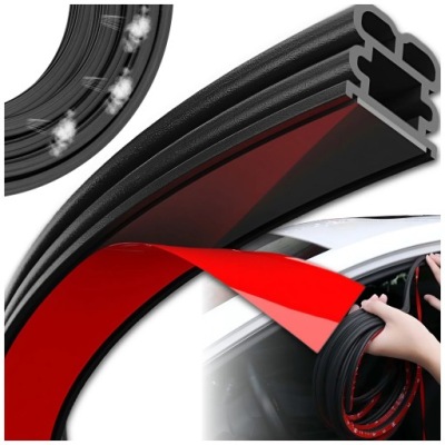 Лента уплотнительная do дверь автомобильных 16m, форма l, samoprzylepna фото №1