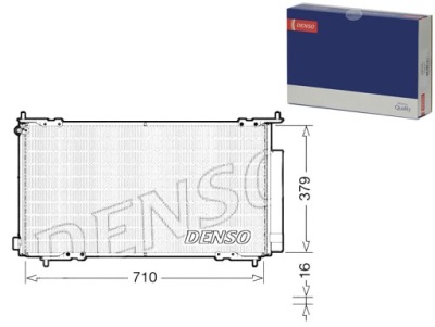 Denso конденсатор кондиціонера honda cr-v ii 2.0 rd фото №1
