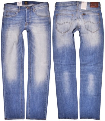 LEE spodnie SLIM blue jeans DAREN _ W33 L32