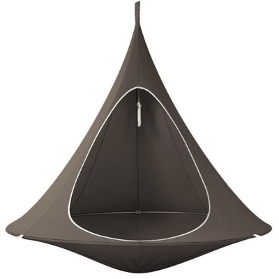 Wiszący kokon / namiot -ciemnobrązowy, 150 x150