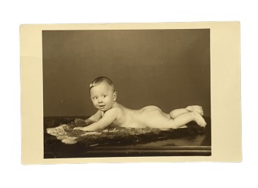 Stara pocztówka - portret dziecka