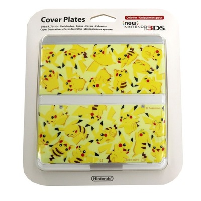Pokemon Pikachu Nintendo 3DS Cover Plates . Nintendo 3DS