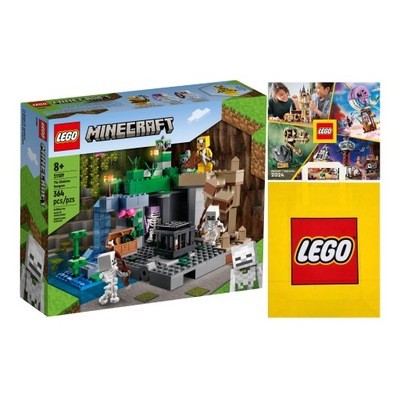 LEGO Minecraft - Loch kostry (21189) +Taška +Katalóg LEGO 2024