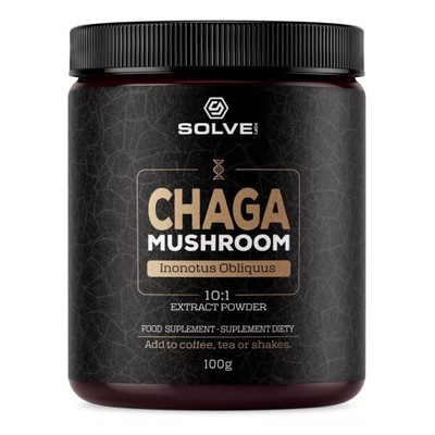 CHAGA (Błyskoporek podkorowy) 100g SOLVE LABS