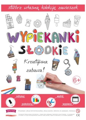 WYPIEKANKI SŁODKIE Słodycze breloczki kolczyki