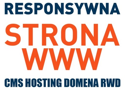 Strona internetowa WWW CMS HOSTING DOMENA POCZTA SSL RESPONSYWNA