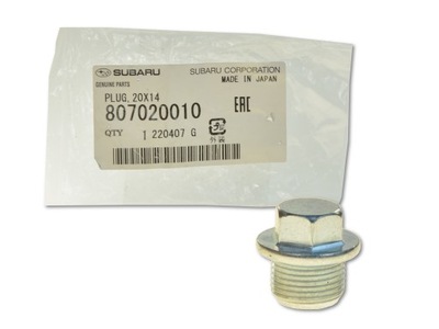 Кришка зливний оливи 807020010 оригінал subaru фото №1