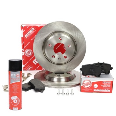 "набір диск 1 гальмівних колодок гальмівних задній audi 201201780" фото №1