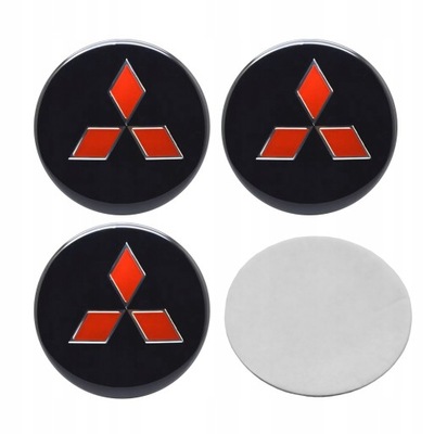 MITSUBISHI SIGN STICKER EMBLEM ON DISCS 56MM  