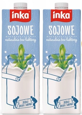 Napój sojowy naturalny Inka 1 l x 2 sztuki