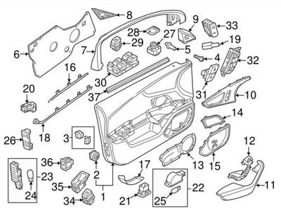 Рамка динаміка audi a6 c7 4g0837103b фото №1