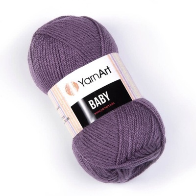 Włóczka YarnArt Yarn Art Baby 852 oberżynowa