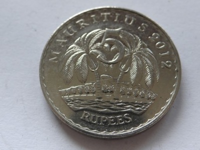 [10836] Mauritius 5 rupii 2012 r. st. 2+