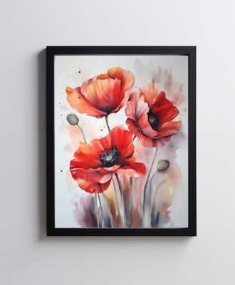 Maki - 50x70 cm - Bez ramy