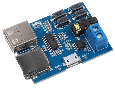 468 Moduł Odtwarzacz audio MP3 Micro SD USB Arduino