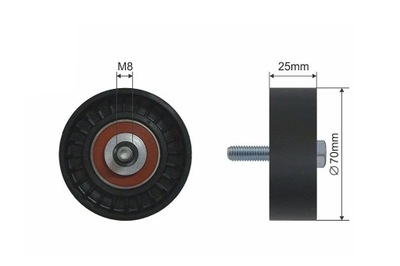 RITINĖLIS ĮTEMPIKLIO CITROEN JUMPER 2.5D/2.8D 03.94- 