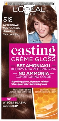 LOREAL CASTING FARBA 518 ORZECHOWE MOCHACCINO