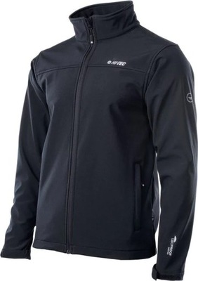 Kurtka męska HI-TEC LINGEN r. XL BLACK/BLACK