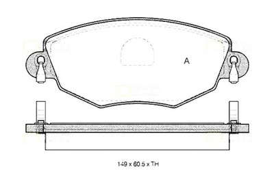 STARLINE ZAPATAS DE FRENADO FORD MONDEO JAGUAR X TIPO  