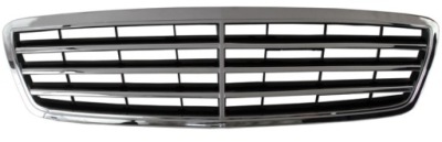 Решётка радиатора mercedes klasa c w203 04-07 хром/серый фото №1