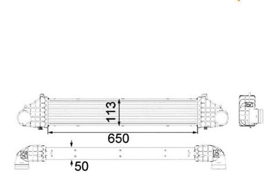 Nrf интеркулер volvo c30 d3 фото №1