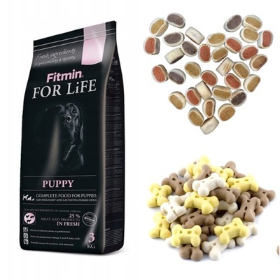 Fitmin For Life Puppy 3kg + gratis